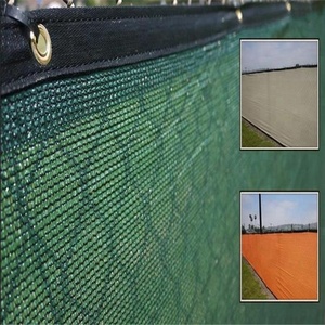 Filet de clôture de <span class=keywords><strong>jardin</strong></span> en HDPE vert foncé avec bord renforcé et œillets, écran de protection pour extérieur - Product Image 4