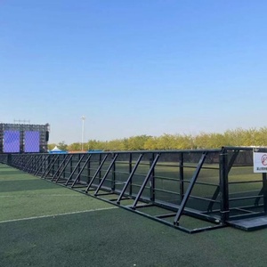 Barrera de Control de Multitudes de Acero <span class=keywords><strong>Galvanizado</strong></span> Encajable y Personalizable con Tamaño a Medida para Escenarios y Desfiles - Product Image 1