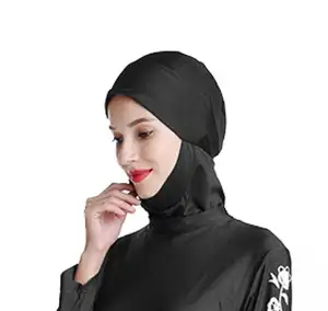 หมวกว่ายน้ำสำหรับมุสลิม,ผ้าโพกหัวมีท่อสวมใส่ง่ายสำหรับคลุมท้องมุสลิมออกแบบได้ตามที่ต้องการ