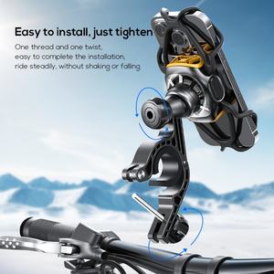 Support de téléphone portable pour vélo de montagne MEMO GW05, anti-vibrations, support de navigation pour moto, support de téléphone portable avec refroidissement - Product Image 5