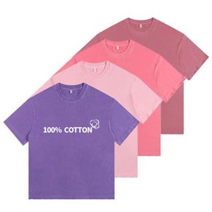 Camiseta Básica Premium 2024, 100% Algodón Tejido, Camiseta Extra Grande para Hombre, Corte Holgado, Manga Corta, Blanca, Estilo Urbano, Informal, Verano - Product Image 4