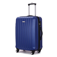 Ensemble de bagages de voyage de luxe de style moderne en ABS léger, écologique, étanche, avec serrure à chariot en fer et en polyester