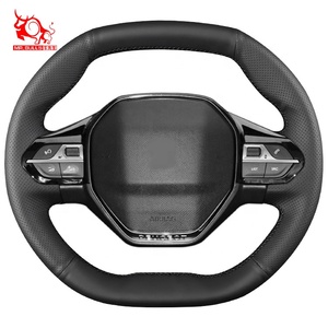 Tira de cuero para el coche, accesorio de costura para el talón del coche, para eugeot e-208 ifter 408 <span class=keywords><strong>308</strong></span> 5008 3008 208 2008 - Product Image 1