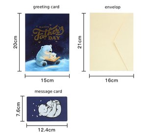 All'ingrosso festa del <span class=keywords><strong>papà</strong></span> 3D Popup biglietti d'auguri orso abbraccio <span class=keywords><strong>amore</strong></span> del padre di compleanno benedizione Greetig carte <span class=keywords><strong>per</strong></span> <span class=keywords><strong>papà</strong></span> - Product Image 4