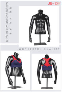 Venta caliente deportista ropa negro medio cuerpo gran músculo <span class=keywords><strong>busto</strong></span> masculino maniquí Torso <span class=keywords><strong>hombre</strong></span> medio tamaño deporte - Product Image 5