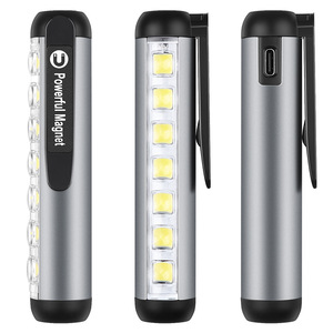 ยุนมัย ปากกาไฟฉาย 500mAh ไฟ LED แบบชาร์จไฟได้พร้อมคลิปและแม่เหล็กไฟฉายขนาดเล็กแบบพกพาสำหรับใช้กลางแจ้ง - Product Image 3