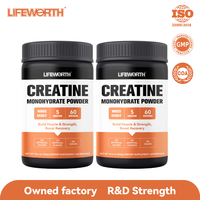 Lifeworth Healthcare Supplément 250g par sac de poudre de pré-entraînement de marque privée monohydrate de créatine Ingrédients de qualité alimentaire
