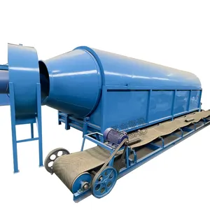 20 Tons Three-cylinder River Sand Rotary Dryer Three-pass Mineral Sand Quartz Drying Equipment