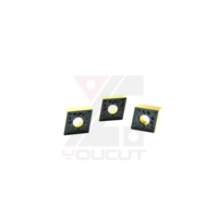 Plaquette de tournage en carbure de tungstène CNMG120408-BTM, insert indexable pour tour CNC, R0.8mm, pour tournage semi-brut de l'acier au carbone et des alliages d'acier