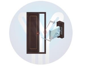 Standard En Acier Inoxydable de type Gâche Électrique avec signal YS-130NO-S - Product Image 4