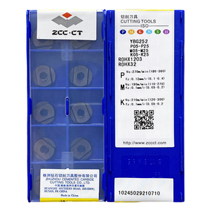 Твердосплавная фрезерная пластина ZCC Circle ROHX YBG252 ROHX 1203, 12 мм, круглая, для фрезерования на станках с ЧПУ - Product Image 3