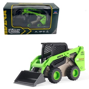 Modèle de chargeuse sur pneus Huina 1707 à l'échelle 1:50, modèle de bulldozer lourd, jouet de camion de chantier - Product Image 2