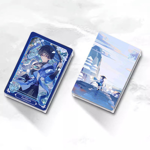 Boce porte-clés en acrylique écologique personnalisé ensemble cadeau debout en acrylique de style personnage d'anime 3D - Product Image 5