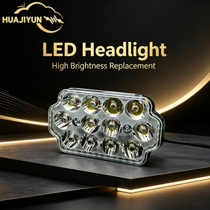 Luz Delantera LED para Scooter Huajiyu de <span class=keywords><strong>72V</strong></span> CC con Motor sin Escobillas, 12 LED, Plástico, para Bicicleta Eléctrica/Scooter/Triciclo - Product Image 1
