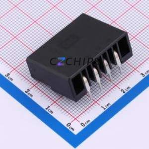 HC-5.08D-4AW-05 Wire-to-Board Pin Header Bent Lead Through Hole,P=5.08mm Connector 1x4P 5.08mm Right Angle Insert 4P - Product Image 2