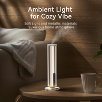 Diffuseur d'arômes de table SCENTA OEM avec logo personnalisé, diffuseur d'arômes professionnel de luxe pour hôtel, commande Bluetooth, diffuseur d'arômes en forme de tour
