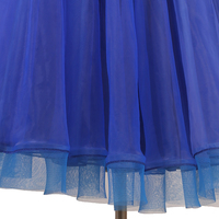 Fabrication chinoise Sexy bleu marine danse de salon longues robes femmes adulte compétition