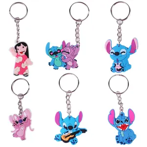 Wholesale PVC 2D/3D New Arrival Rubber Anime Designer Crystal KeyChain Metal Key Chains Accessories For Kids Gifts Custom Logo