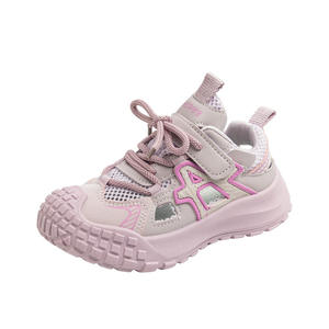 Filles et garçons 2025 sandales de sport d'été Baotou creux maille unique semelle souple respirant chaussures de papa pour enfants - Product Image 5