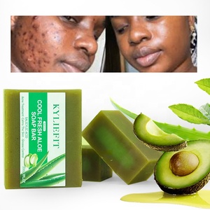 Savons dégraissants 200g à marque privée OEM ODM, parfum frais citron et aloe vera, nettoyants <span class=keywords><strong>anti</strong></span>-acné, savon artisanal pour le bain - Product Image 5