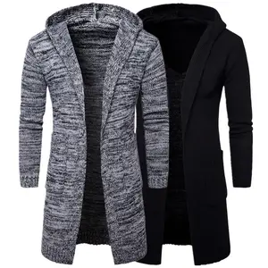 नई शैली पुरुषों की हूडि कार्डिगन जैकेट पुरुषों की स्वेटर कोट
