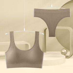 ชุดชั้นในไร้ตะเข็บผ้าฝ้ายขายดี ซึมซับเหงื่อ ชุดชั้นในไร้ตะเข็บแบบจีสตริง - Product Image 6