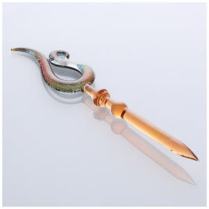 BSCI認定ガラス喫煙アクセサリーツール<span class=keywords><strong>Hookah</strong></span>タンパーロッドクリエイティブヘッド付きプライベートラベル - Product Image 2