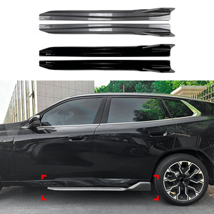 Bmw X3 G45 G48 M Sport Side Skirts Piano Black Carbon Fiber Texture Abs Body Kit 2024+ - Product Image 1