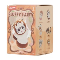 Boîte aveugle chat Fushandi Furry Party chat en peluche main bureau garçon cadeau d'anniversaire ornements