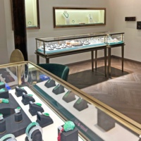 Meubles de présentation pour bijouterie commerciale, vitrine de présentation de bijoux, meuble d'exposition pour bijouterie