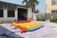 Bateau banane gonflable personnalisé 5 personnes poisson volant gonflable pour le surf
