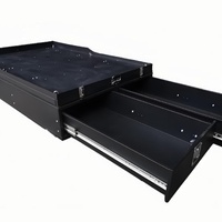 Système de tiroirs de rangement robuste pour benne de pick-up, verrouillable et coulissant, pour pick-ups pleine grandeur et de taille moyenne