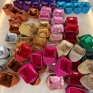 Borsa Clutch Artigianale Metallica di Alta Qualità per Donne, <span class=keywords><strong>Pochette</strong></span> da Sera per Matrimoni, Borsetta Piccola all'Uncinetto, Borsa da Spiaggia per Boutique - Product Image 4