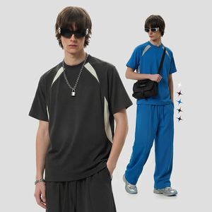 Camiseta Deportiva de Manga Corta para Hombre, Cuello Redondo, Secado Rápido, para Uso en Exteriores, Venta al Por Mayor Transfronteriza - Product Image 3