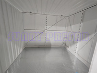 PORTES MULTIPLES Conteneur mobile pliable empilable en acier préfabriqué à cloisons Unités de stockage portable en libre-service