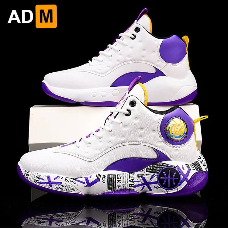 New Original Men's Youth Basketball Sneakers High Top Professional Shock Absorbing Sneakers Peaking Basketball Shoes