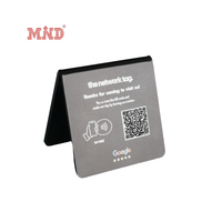 Support NFC vierge Google Review acrylique Qr Code petit présentoir de table NFC