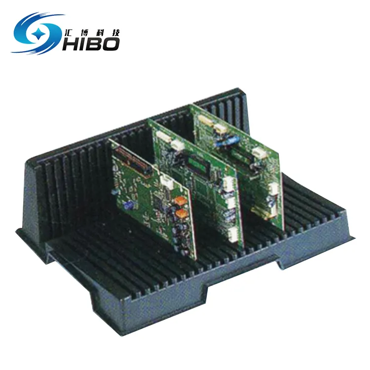 ESD rak penyimpanan PCB, rak penyimpanan dengan beberapa ukuran 265*205*90mm 25 buah