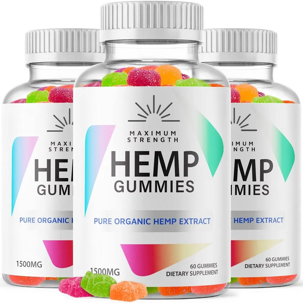 Healthcare SupplementsFruity Gummy Candy Organic Vegan Bear Hemp Gummies OEM Shaped Gummy Candy For Sleep Pain Anxietyn