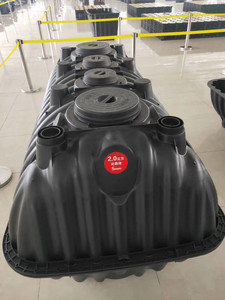 <span class=keywords><strong>Fosse</strong></span> <span class=keywords><strong>septique</strong></span> souterraine à trois chambres en matériau HDPE, 800 litres - Product Image 3