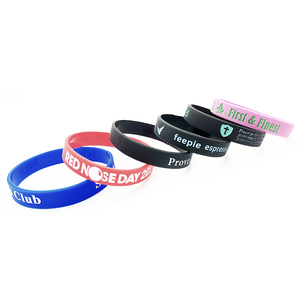 Bracelets en silicone personnalisés avec impression UV, bracelets en caoutchouc en gros pour événements promotionnels, bracelets écologiques - Product Image 3