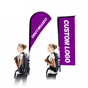 High Quality <strong>Customized</strong> Logo Backpack Flag Banner for <strong>Promotional</strong> Advertising <strong>Customized</strong> <strong>Promotional</strong> <strong>Product</strong> Display - Product Image 2