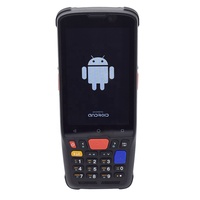 Terminal de collecte de données portable avec Android 14 et lecteur de codes-barres NFC, écran 4 pouces, 2+32 Go, pour usage industriel, en stock