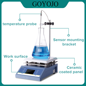 Placa Calefactora Magnética GOYOJO con Control Digital de Temperatura HS-12/HS-17/HS-19T, Agitador Magnético para Placa Calefactora HS-12/HS-17/HS-19T - Product Image 2