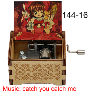 Cardcaptor Sakura Anime Cacth <span class=keywords><strong>You</strong></span> Catch <span class=keywords><strong>Me</strong></span> carillon a manovella <span class=keywords><strong>in</strong></span> legno fan bella decorazione regalo - Product Image 2