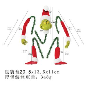 <b>Grinch</b> Christmas Tree Decoration Mini Figure Classic <b>Ornament</b> For Holiday Decor - Product Image 4