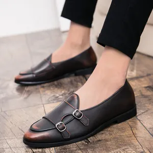 Été européen Turquie britannique mocassin pois hommes chaussures en cuir brillant hommes chaussures habillées pour hommes - Product Image 1