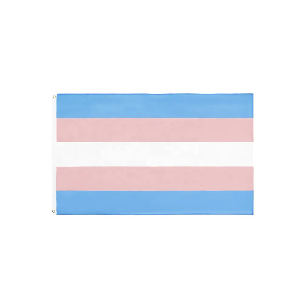 품질 보증 디지털 인쇄 5ft LGBT 트랜스 트랜스 트랜스 젠더 프라이드 레인보우 플래그