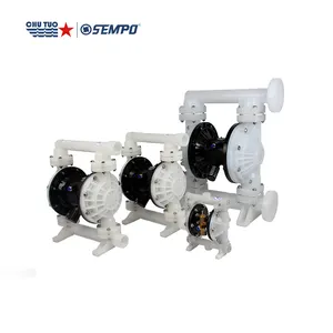 Pompes doubles F46 1/1.5 /2 Inch Small Ptfe Air Operated Plastic Pp Pneumatic Diaphragm Pump Heavy Duty Price Air Diaphragm Pump