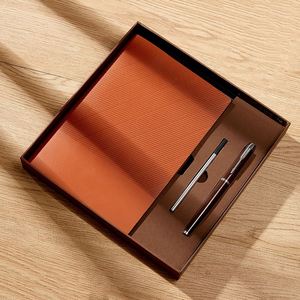 Khuyến mãi Chất lượng cao tùy chỉnh Nhật Ký máy tính xách tay Bộ quà tặng sang trọng PU da Hộp quà tặng máy tính xách tay và bút máy tính xách tay Bộ quà tặng - Product Image 3